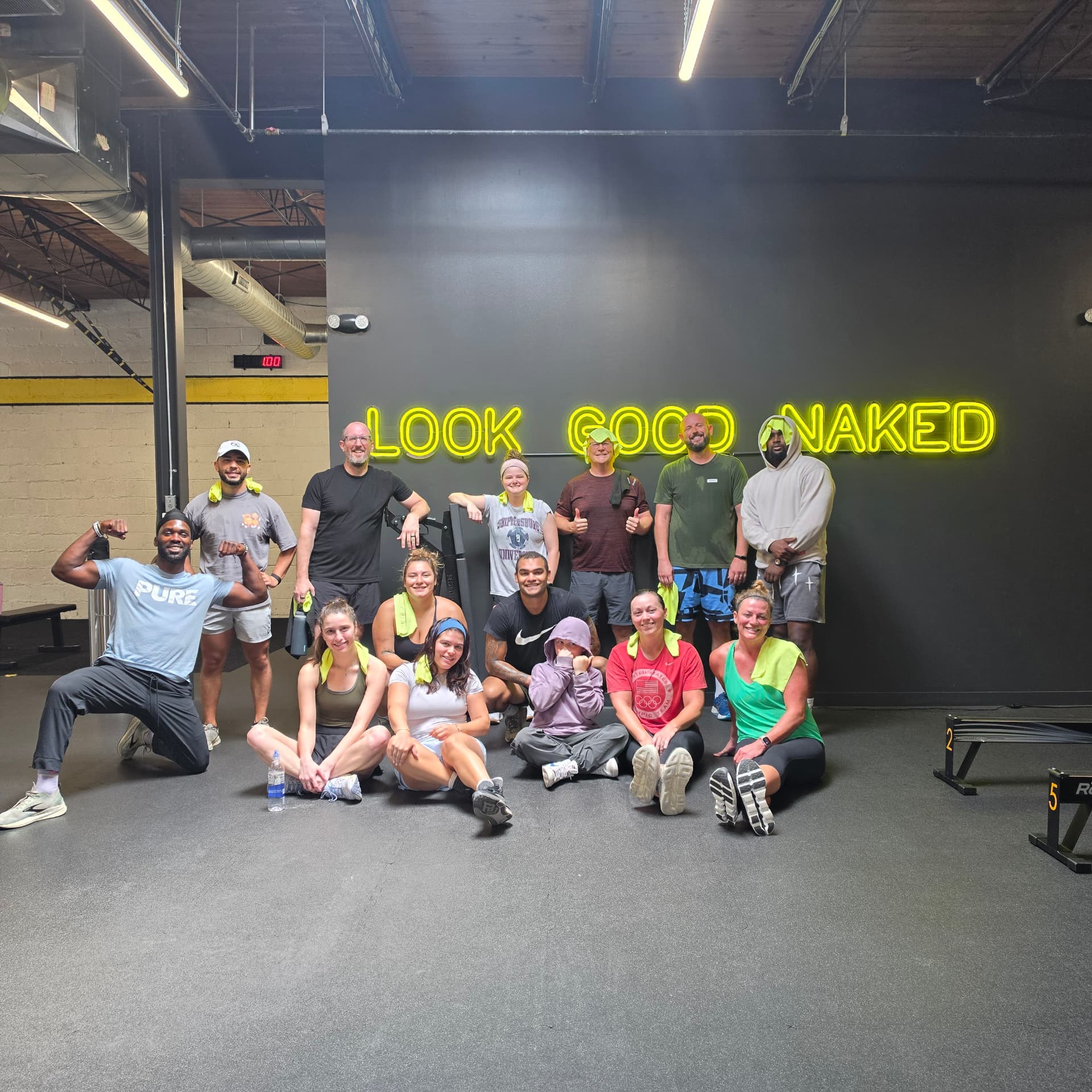 Full SMFit X class posing together after a group session